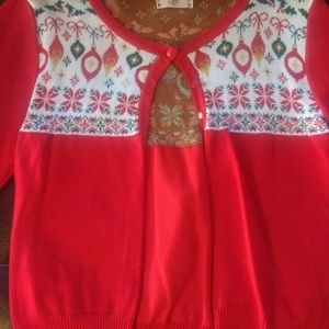ModCloth holiday cardigan